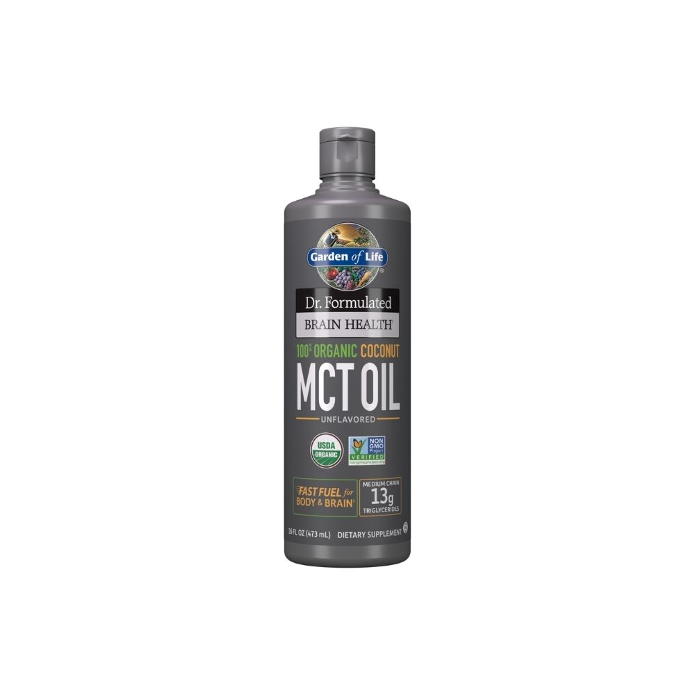 Garden of Life Dr. Formulated Brain Health Organic Coconut MCT Oil 